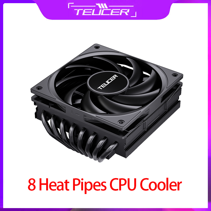 Cpu Heatsink - TEUCER 8 أنابيب الحرارة وحدة المعالجة