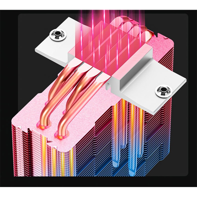 مبرد هواء AG400 مع 4 أنابيب حر - مراجعة Air Cooler Cpu وسعره