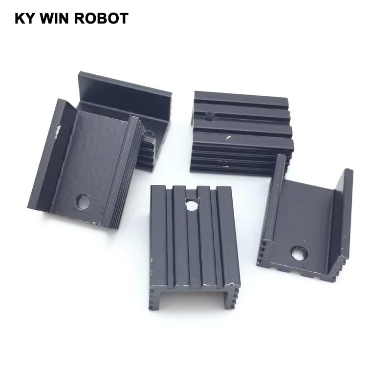10 قطعة الألومنيوم TO-220 المب - مراجعة Heatsink وسعره