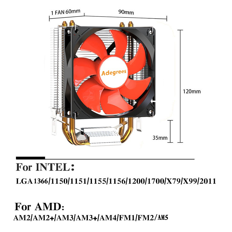 X99 وحدة المعالجة المركزية مبر - مراجعة Air Cooler Cpu وسعره