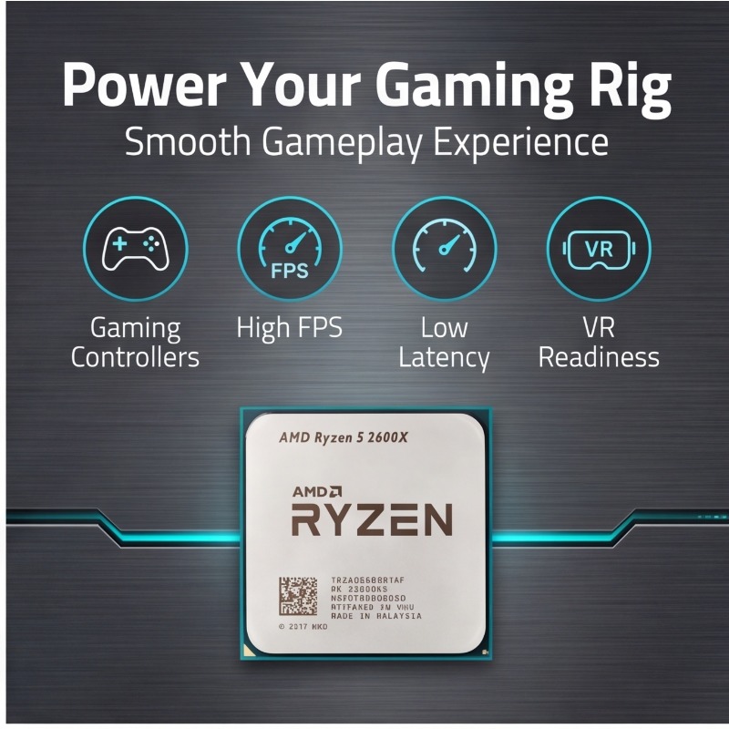 معالج AM4 Socket CPU R5 2600X  - مراجعة Cpu Cooler وسعره