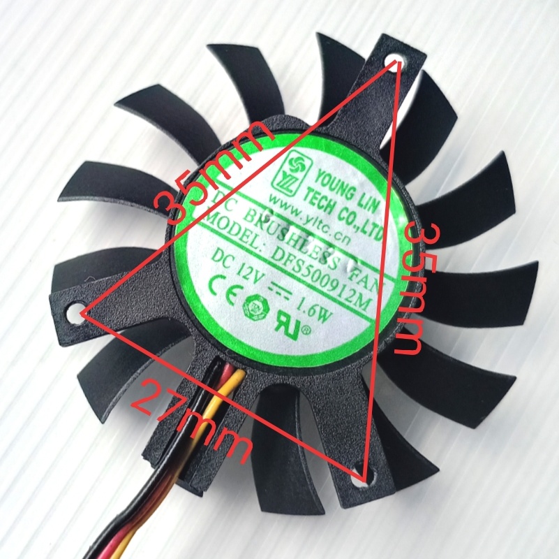 1 قطعة جديد ل DFS500912L DFS50 - مراجعة Cpu Fan وسعره