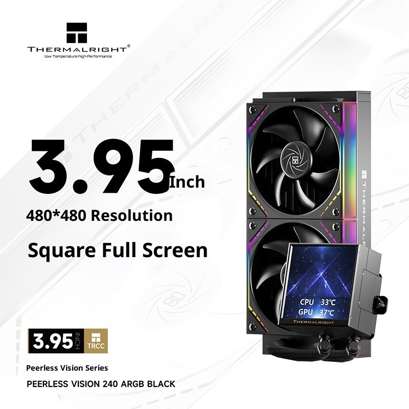 شاشة LCD مربعة IPS مقاس 3.95 ب - مراجعة Aio Liquid Cooler وسعره