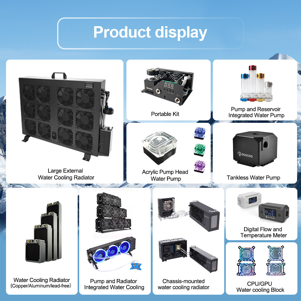 مجموعة تبريد مائي خارجية متكام - مراجعة External Radiator Water Cooling Kit وسعره