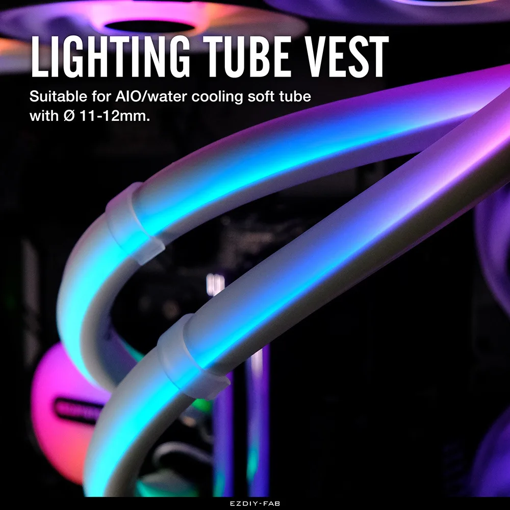 EZDIY ARGB شرائط مصباح For12 م - مراجعة Aio Liquid Cooler وسعره