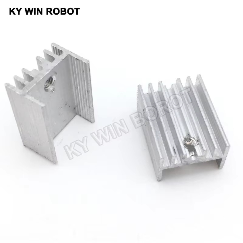 10 قطعة الألومنيوم TO-220 المب - مراجعة Heatsink وسعره